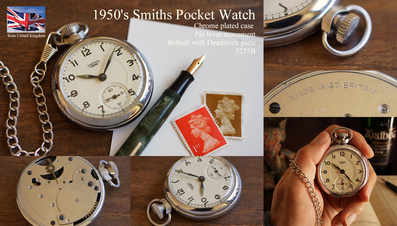大夢屋アンティーク腕時計　Mildus Watch Co　1930年代　メンズ腕時計